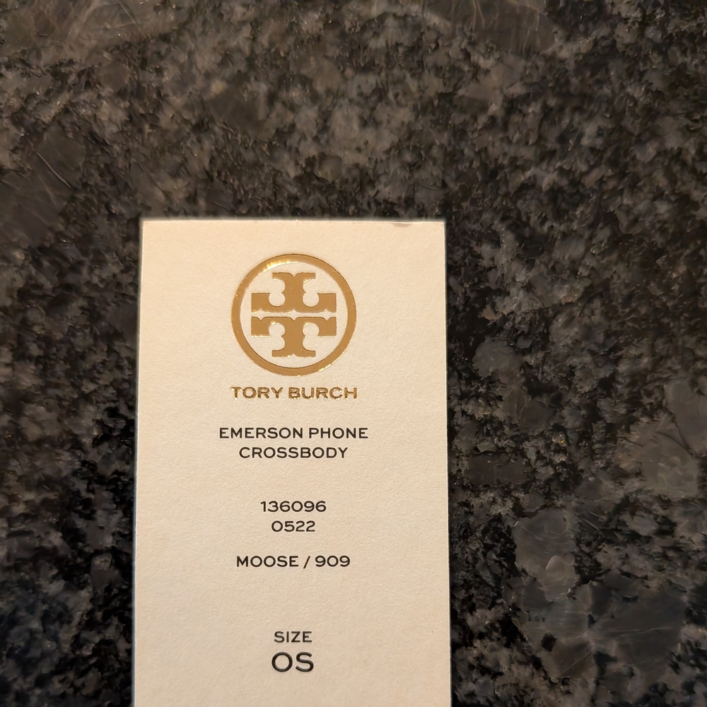 Tory Burch Emerson Phone Crossbody Bag (Brown) - Picture 5 of 5